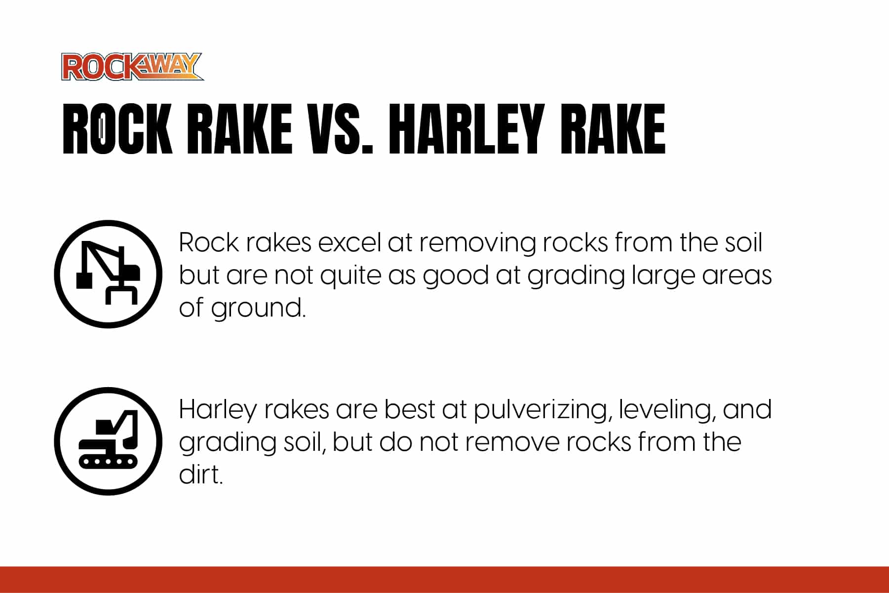 rock rake vs harley rake
