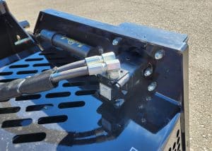 rockaway skid steer land rake from ideal manufacturing hydraulic hose attachments