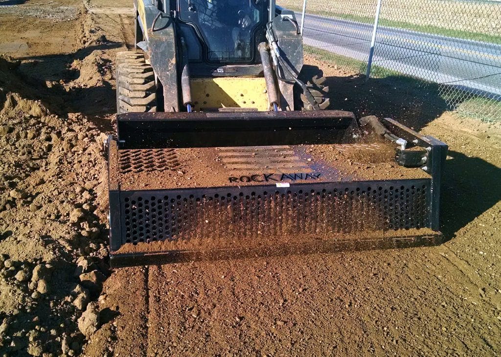 Industrial Skid Steer Power Rakes Rockaway Landscape Rakes