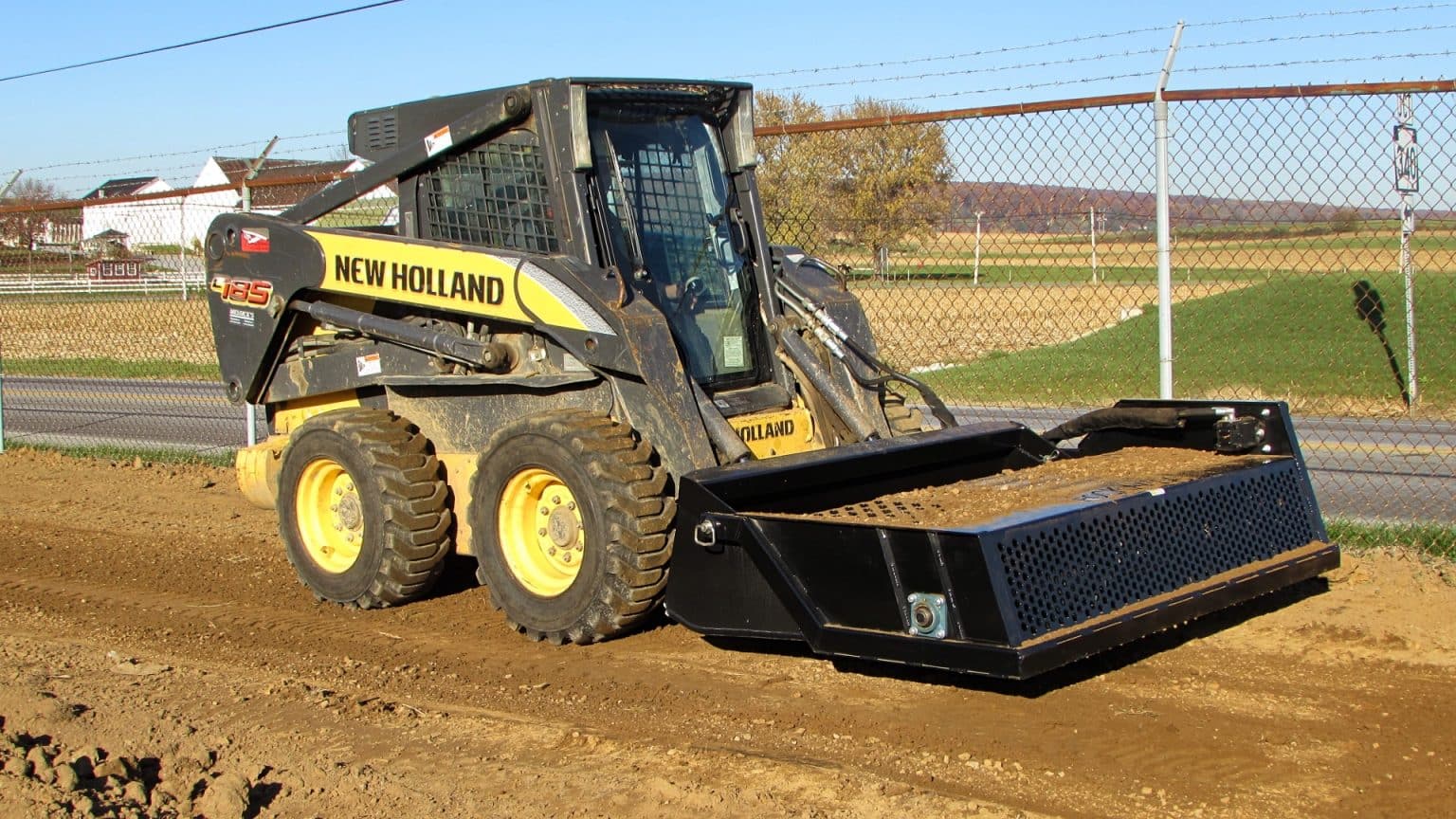 Industrial Skid Steer Power Rakes Rockaway Landscape Rakes