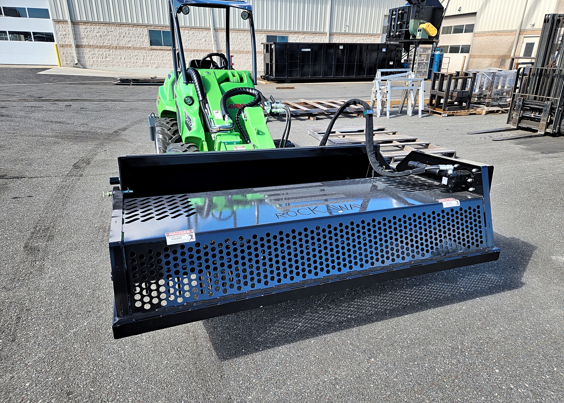 Large Landscape Rock Rake 84" Rockaway Rock Rake