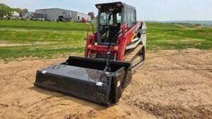74 inch rockaway landscape rake for skid steer
