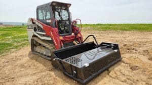 rockaway skid steer landscape rake
