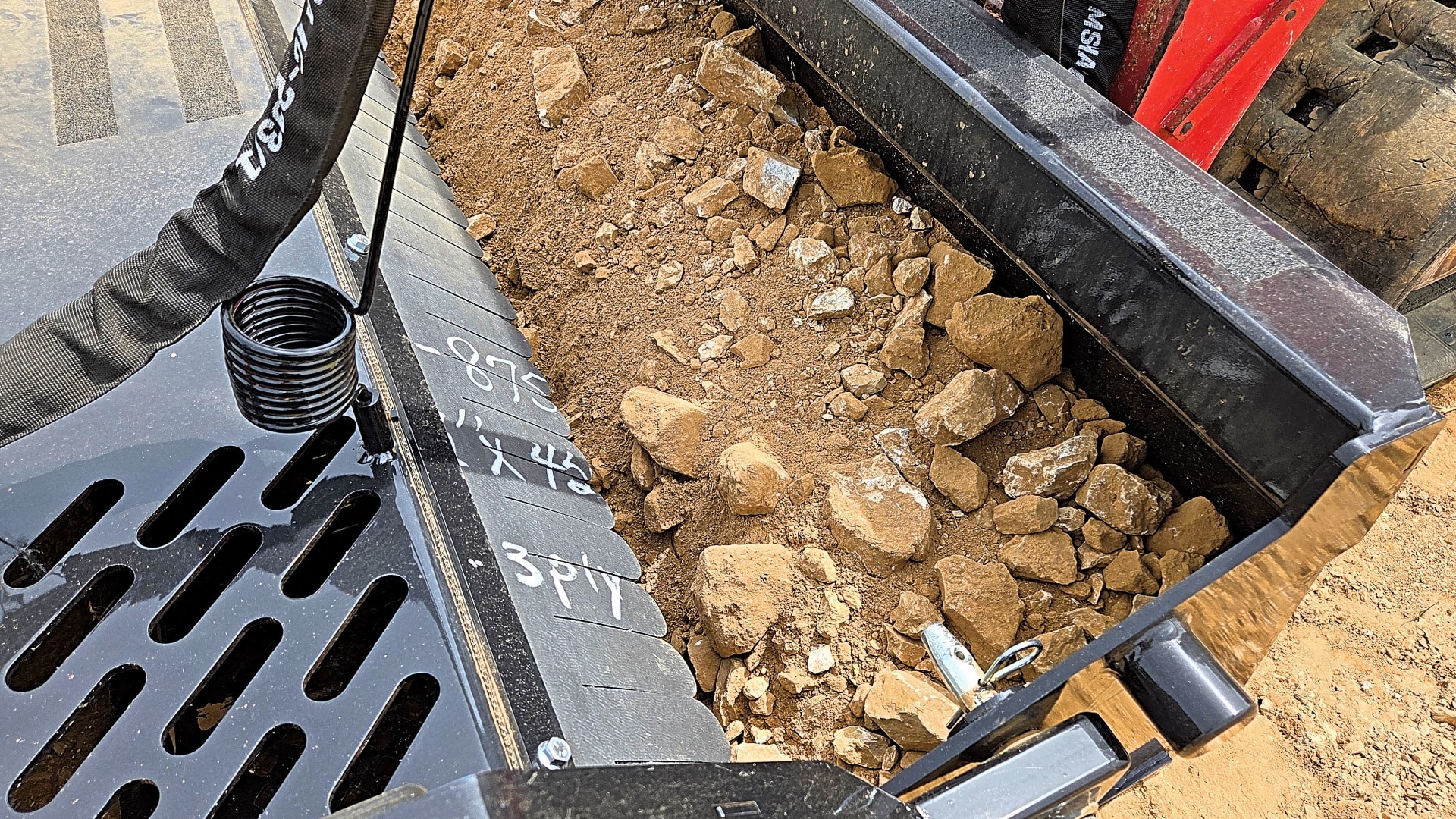 Heavy Duty Skid Steer Landscape Rakes | Rockaway Rock Rakes