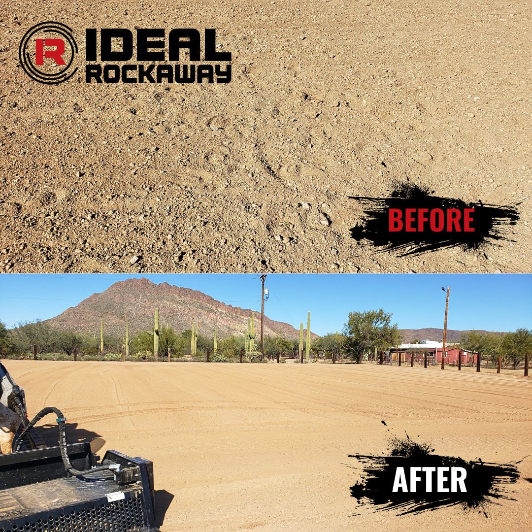 rockaway-horse-arena-rake-for-rock-removal