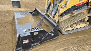rock removal and soil conditioning with rockaway landscape rake